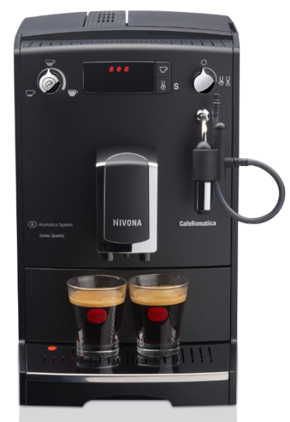 Nivona Cafe Romatica 520 – Kaffeevollautomat Schwarz/Chrom