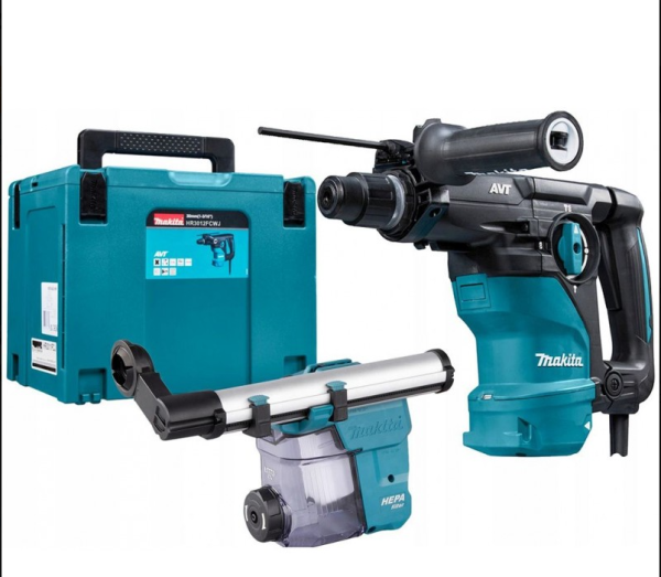 Makita HR3012FCWJ Kombihammer mit Staubabsaugung SDS